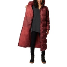 Columbia Winter Down Coat Puffect Long Jacket (Thermarator Insulation, water-repellent) burgundy Women